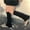 BlackB, variant on Y2k Lolita Socks Cute Flared Knitted Long Warmers Foot Cover White Arm Warmer Leg Kawai Jk Autumn Calf Gaiters Sweet Leg Warmers