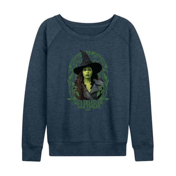 Wicked: Part 2 -  Art Noveau Elphaba - Women's French Terry Long Sleeve Pullover