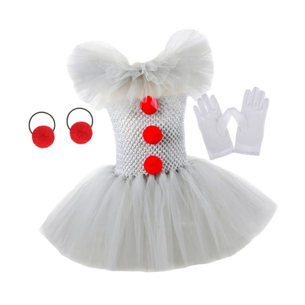 Disfraz de para niñas, con cintas para el pelo y guantes para fiestas temáticas de máscaras 8Y a 9Y