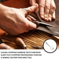 thumbnail image 3 of Riwesomey Herramienta artesanal costura DIY agujero estilo francés punzonado de cuero cortador de costura oblicuo cortar espaciado profesional Herramientas manuales y eléctricas ocho Riwesomey TO010781-03, 3 of 6