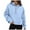 Gray, variant on Kaprioy Womens Sweatshirts Half Zip Cropped Pullover Fleece Quarter Zipper Hoodies 2025 Fall Fashion Clothes GY1, XL