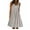 Grey, variant on Spring Sale 2024!Hontri Women's Casual Dress Women Casual Print Sleeveless Loose Plus Size Beach Summer Dress Ladies Bodycon Dresses for Women Blue,L