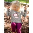 thumbnail image 2 of Cute Axolotl W Candy Long Sleeve Toddler -Image by Shutterstock,  2 Toddler, 2 of 4