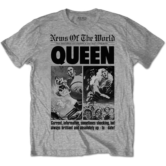 Queen Unisex T-Shirt News of the World 40th Front Page (Small)