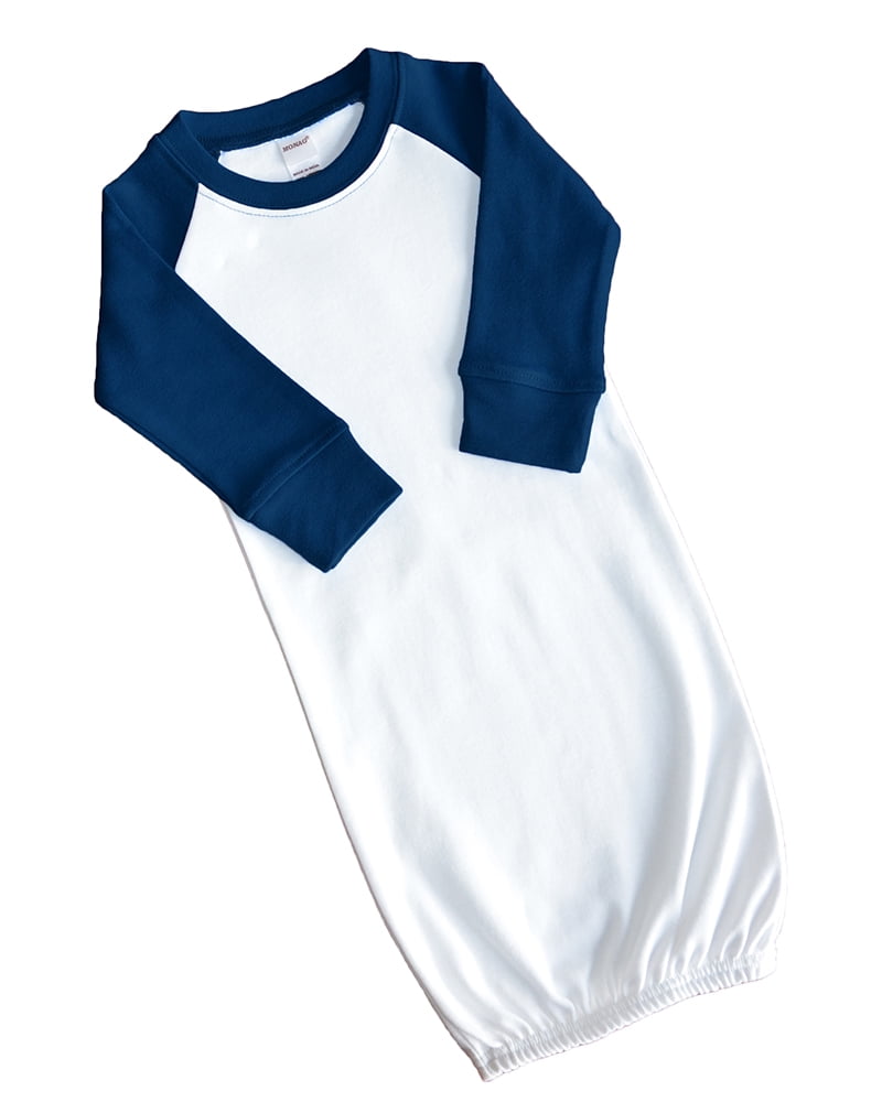 MONAG Long Sleeve Raglan Baby Gown