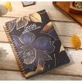 thumbnail image 3 of TIELUTT Year Floral Design Academic Planner Organizer with Monthly Weekly Daily 5 Subject College Ruled 500 Sheets Old Journal with Old Paper Journal No Lines Hardcover Spiral Top Decomposition Mini, 3 of 7