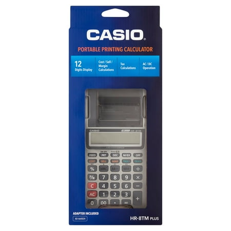 Casio Printing Cal./silver/hr8tm-wmt