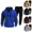 Blue, variant on Mens Tracksuit Set 2 Piece Quarter Zip Multi Pocket Zipper Personalized Sweatpants Casual Sweatsuits Hoodie