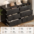 thumbnail image 4 of Homieasy 3-Drawer Wood Closet Organizer System - Multi-Functional Storage for Bedroom, Nightstand or End Table, 4 of 8