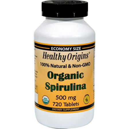 Healthy Origins spiruline bio - 500 mg - 720 Ct
