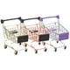 thumbnail image 1 of Carritos de compras en miniatura para supermercado, almacenamiento de escritorio para niñas, soporte para esponja de maquillaje, 3 uds., 1 of 5