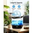 6L Smart Top Fill Humidifier for Bedroom Large Room, Cool Mist