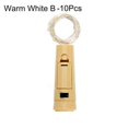 thumbnail image 1 of Wine Bottle Light 10Pcs/Set LED Creative Lipstick Shape Wine Bottle Light Christmas Style Beautiful ABS Wine Plug Light for Party, 1 of 6