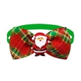 thumbnail image 2 of Nœud Papillon pour Chat Collier Nœud Papillon Festif Fête des Fêtes Nœud Papillon pour avec Motif Imprimé Bande Tissée Douce Texturée, 2 of 5