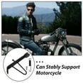 thumbnail image 2 of Pata de cabra universal para motocicleta, soporte lateral para motocross, scooter eléctrico y minimoto, soporte de estacionamiento ajustable y duradero, 2 of 7