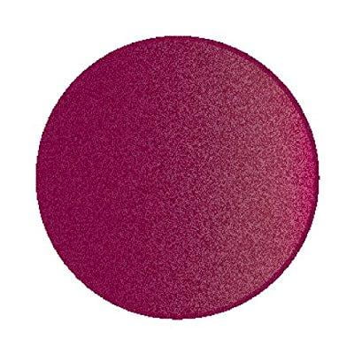 learning carpets solid cranberry round rug, large/9' round diameter