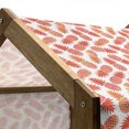 thumbnail image 4 of Orange Pet House, Vintage Pattern of Tropical Exotic Climate Fruits Pineapples Hawaii Summer Design, Outdoor & Indoor Portable Dog Kennel with Pillow and Cover, 5 Sizes, Orange White, by Ambesonne, 4 of 4