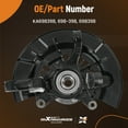 thumbnail image 6 of Maxpeedingrods Front Steering Knuckle & Wheel Hub Bearing Assembly for Toyota Camry 2004-2006 2.4L Passenger Side KA698398 698-398, 6 of 10