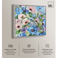 thumbnail image 2 of Summer Feelings Canvas Light Colors Flower Art Prints by Art Remedy, Silver Frame, 20" x 20", 2 of 7