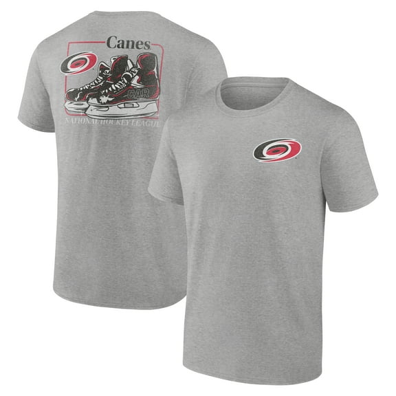 Men's Heather Gray Carolina Hurricanes Glory Skates T-Shirt