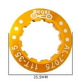 thumbnail image 2 of Bike 11T Lock Dustproof Cover Mountain Road Bike - Golden, 35.5mm, 2 of 8
