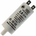 thumbnail image 1 of Condensador de arranque universal 2.5µF 450V Ø25mm longitud 55mm Fijación M8 2 tetones Motor Permanente Electrodomésticos Bomba Persiana Conector, 1 of 1