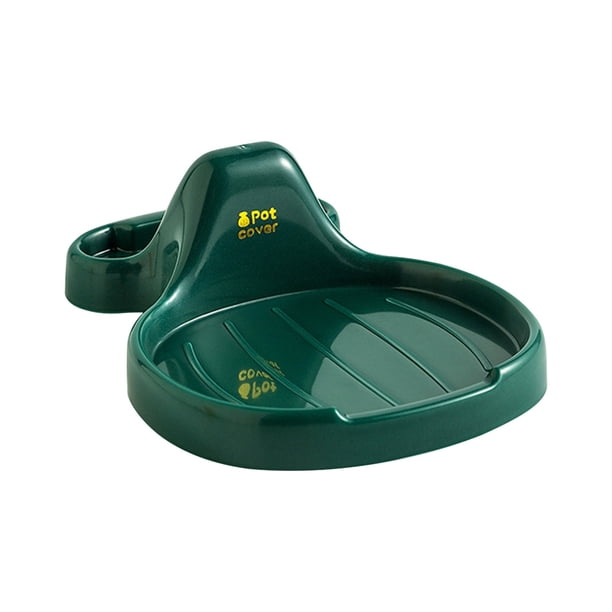 Soporte multifunción para espátulas de cocina Soporte para cucharas con tapa Soporte versátil para tapas de ollas Soporte para cucharas de plástico apto para alimentos para múltiples utensilios