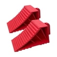 thumbnail image 4 of Miulika 2 Pcs Cales de Roue Robustes Accessoires de Voiture Remplacement Professionnel Caoutchouc 21x8.75x10cm Rouge, 4 of 9