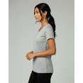 thumbnail image 3 of Real Essentials 5 Pack: Women's Dry Fit Short Sleeve V Neck Workout Top - Fitness Gym Athletic Yoga T-Shirt (Plus Available), 3 of 3
