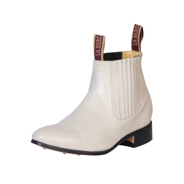 La Barca - Traditional Charro Boot - Leather Bone 208