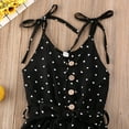 thumbnail image 5 of Kids Girl Strap Sleeveless Romper Polka Dots Short Pants Jumpsuit Sling Summer Clothes, 5 of 7