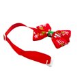 thumbnail image 4 of Greeniant Navidad Mascota Regalo Perro Gato Cuello Pajaritas Cachorro Higiene Decoración Aseo de mascotas rojo, 4 of 7