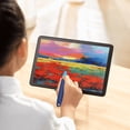 thumbnail image 4 of Kids Stylus Pens Anti-Rolling Universal Touch Screen Capacitive Stylus Easy Grip Stylus Pen Pencil for iPad for Amazon Fire Kids PURPLE, 4 of 6