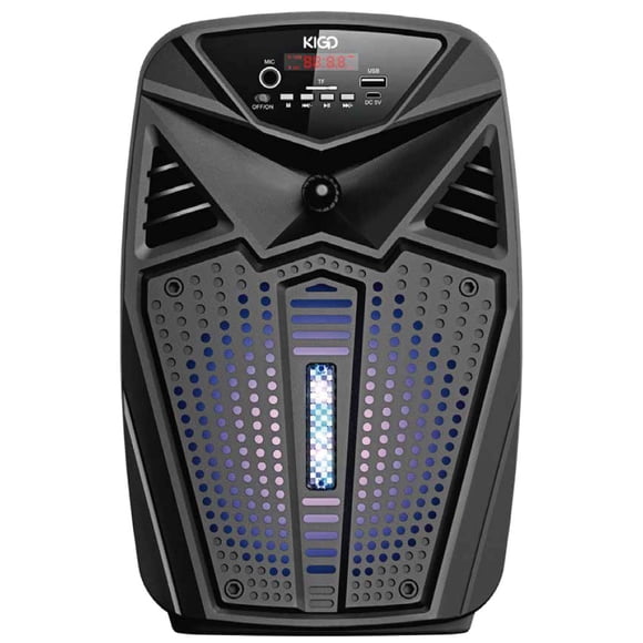 Bocina Bafle Con Bluetooth marca Kigo 6.5 Pulgadas Kigo KGBAF-6.5, Bafle 6.5 pulgadas, bluetooth, bateria recargable, luz led, radio