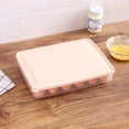 thumbnail image 2 of 1 Unid Titular de Almacenamiento Caja 24 Rejilla Huevos De Plástico Bandeja para el Hogar Refrigerador Organizador (Rosa), 2 of 6