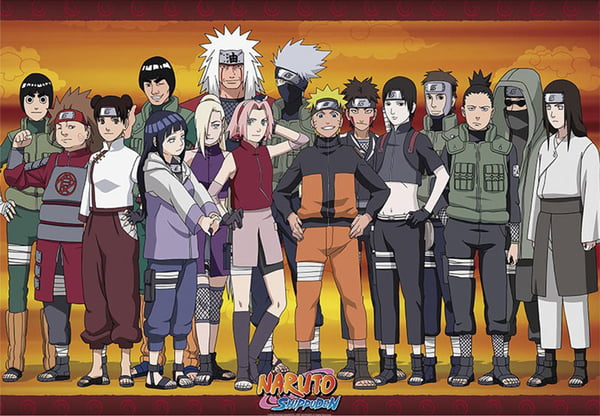 Naruto Shippuden - Manga / Anime TV Show Poster / Print (All Characters
