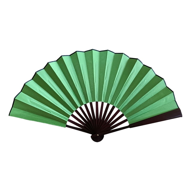 Traditional Red Bone Folding Fan Premium Fabric Solid Color Fan For DIY Hand Painted Art Calligraphy Advertising