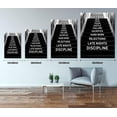 thumbnail image 5 of Inspirational Office Decor Wall Art Canvas Ladder to Success Artwork for Home Walls Motivational wall Art for Men Black and White Nordic Western Paintings with Positive Verbs Belief Focus-12"Wx18"H, 5 of 5
