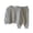Light Gray, variant on Girl's 2 Piece Pullover Sweatshirt Set Toddler Fall Outfits Boy Long Sleeve Top And Long Sweatpants Casual Outfits Set 3-4 Years