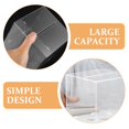 thumbnail image 3 of QUTETN Unopenable Saving Pot Desktop Saving Bank Acrylic Container Home Accessory, 3 of 6