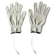thumbnail image 2 of Par de guantes con electrodos TENS/EMS de fibra conductora, rodilleras y calcetines de masaje con 6 cables adaptadores para máquina TENS/EMS de fisioterapia., 2 of 4
