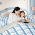 thumbnail image 4 of Erosebridal Lines Art Queen Comforter Set,Abstract Striped Comforter Sets Queen,Light Gray Reversible,3-Piece,1 Comforter and 2 Pillowcases, 4 of 7