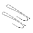 thumbnail image 3 of Ganchos para Cortinas Uxcell de 2.48" Metal Electrochapado Tono Plateado Paquete de 50, 3 of 5
