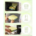 thumbnail image 3 of Lonchera Bento Niño, Bento Box Kids de 4 Compartimentos, Lonchera para Niños a Prueba de Fugas con Asa, con Tenedor y Cuchara, Contenedor de Bocadillos de Frutas para la Escuela y Picnic (Verde), 3 of 4