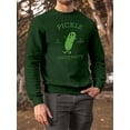 thumbnail image 3 of Pickle University Sweatshirt Men's -SmartPrintsInk Designs, 3 of 4