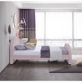 thumbnail image 5 of Meridian Furniture Brody Pink Velvet Twin Bed, 5 of 7