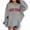 1#Grey, variant on Byoo Toddler Girl's New York Printed Hoodie Kids Sports Long Sleeve Hooded Sweatshirt Top