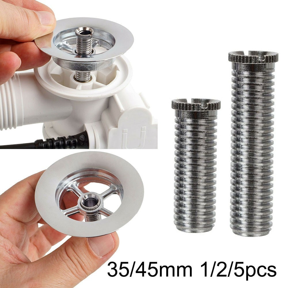 2 Crépines D'évier En Acier Inoxydable 304 Avec Vis De 25mm - Neuf