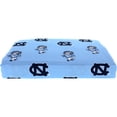 thumbnail image 3 of North Carolina Tar Heels 100% cotton, 4 piece sheet set - flat sheet, fitted sheet, 2 pillow cases, King, Team Colors, 3 of 3