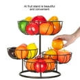 thumbnail image 5 of Fruit Basket, Bextsrack 4-Tier Fruit Basket Hoom Decor Metal Fruit Basket Bowl Vegetables Bread Storage Bowl for Kitchen, 5 of 7